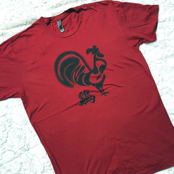 YEAR OF THE ROOSTER T-SHIRT - M - Picture 1 of 6